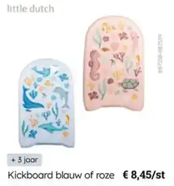 Multi bazar Little dutch Kickboard blauw of roze aanbieding