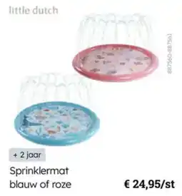 Multi bazar Little dutch Sprinklermat blauw of roze aanbieding