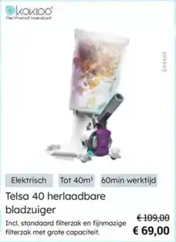 Multi bazar Elektrisch Tot 40 bladzuiger aanbieding