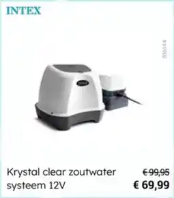 Multi bazar Intex Krystal clear zoutwater systeem 12V aanbieding