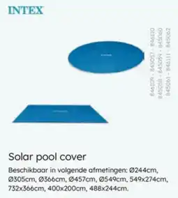 Multi bazar Intex Solar pool cover aanbieding