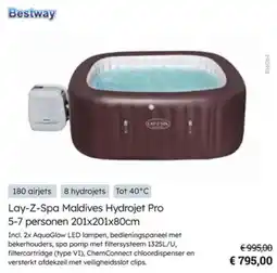 Multi bazar Bestway Lay Z Spa Maldives Hydrojet Pro aanbieding