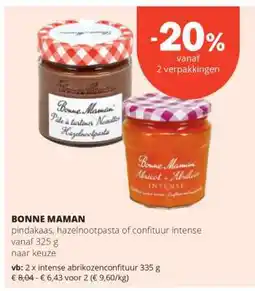 Spar BONNE MAMAN aanbieding