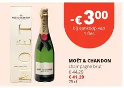 Spar MOËT & CHANDON aanbieding