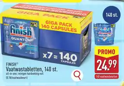 ALDI finish vaatwasbeurten 140 aanbieding