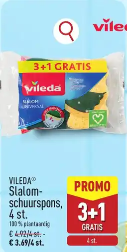 ALDI Vileda slalom schuurspons, 4 st. aanbieding