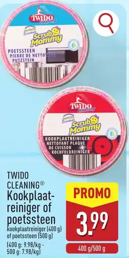 ALDI Kookplaat reiniger of poetssteen aanbieding