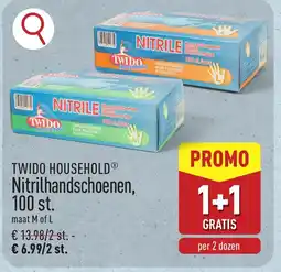 ALDI Twido household nitrilhandschoenen, 100 st. aanbieding