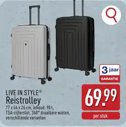 ALDI Reistrolley aanbieding