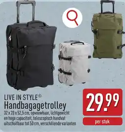 ALDI Handbagagetrolley aanbieding