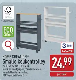 ALDI Smalle keukentrolley aanbieding