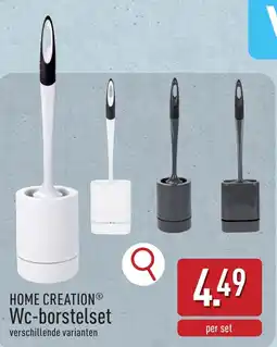 ALDI Home creation Wc borstelset aanbieding