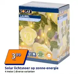 Action Solar lichtsnoer op zonne energie aanbieding