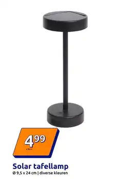 Action Solar tafellamp aanbieding