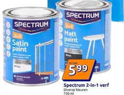 Action Spectrum 2 in 1 verf aanbieding