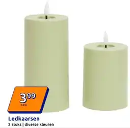 Action Ledkaarsen aanbieding