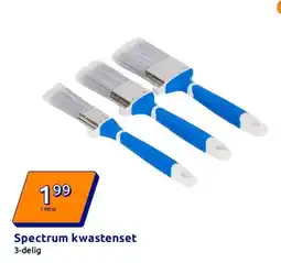 Action Spectrum kwastenset aanbieding