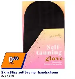 Action Skin Bliss zelfbruiner handschoen aanbieding