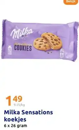 Action Milka Sensations koekjes aanbieding