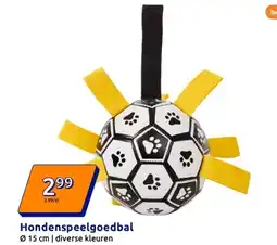 Action Hondenspeelgoedbal aanbieding