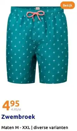 Action Zwembroek aanbieding