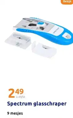 Action Spectrum glasschraper aanbieding