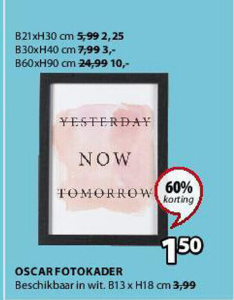 Jysk Oscar Fotokader aanbieding