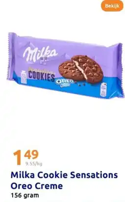 Action Milka Cookie Sensations Oreo Creme aanbieding