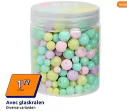 Action Avec glaskralen aanbieding