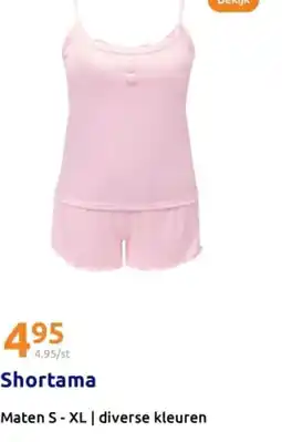 Action Shortama aanbieding