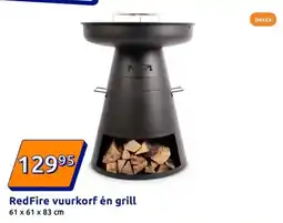Action RedFire vuurkorf én grill aanbieding
