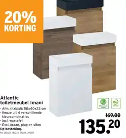 GAMMA Atlantic toiletmeubel Imani aanbieding