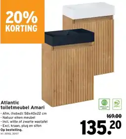 GAMMA Atlantic toiletmeubel Amari aanbieding