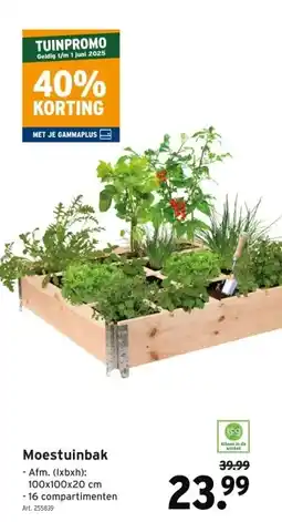 GAMMA Moestuinbak aanbieding