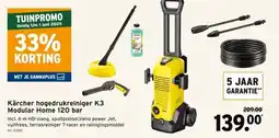 GAMMA Kärcher hogedrukreiniger K3 Modular Home 120 bar aanbieding