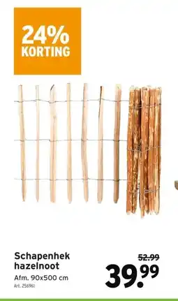 GAMMA Schapenhek hazelnoot aanbieding
