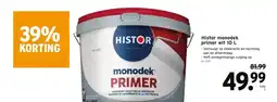 GAMMA Histor monodek primer wit 10 L aanbieding