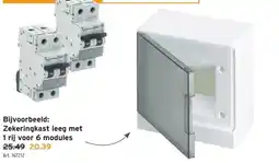 GAMMA Zekeringkast leeg met modules aanbieding