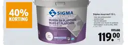 GAMMA Sigma muurverf 10 L aanbieding