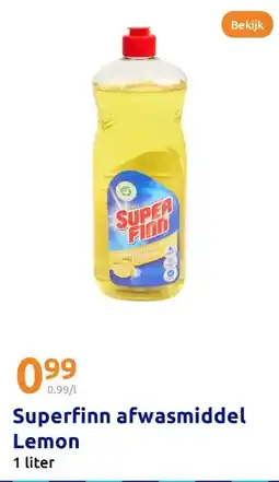 Action Superfinn afwasmiddel Lemon aanbieding