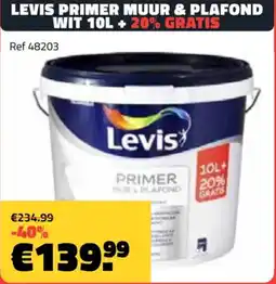 Bouwcenter Frans Vlaeminck Levis primer muur & plafond wit aanbieding