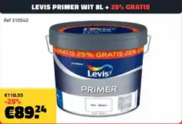 Bouwcenter Frans Vlaeminck Levis primer wit aanbieding