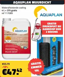 Bouwcenter Frans Vlaeminck Aqauplan muurdicht aanbieding