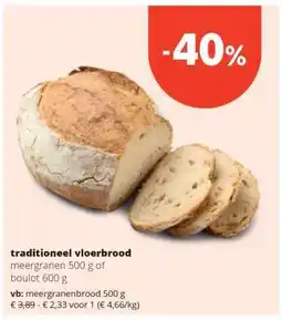Spar traditioneel vloerbrood aanbieding