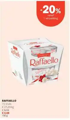 Spar Raffaello aanbieding