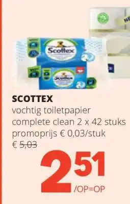 Spar Scottex aanbieding