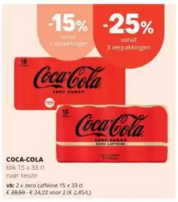 Spar COCA-COLA aanbieding