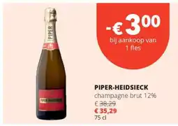 Spar PIPER-HEIDSIECK aanbieding