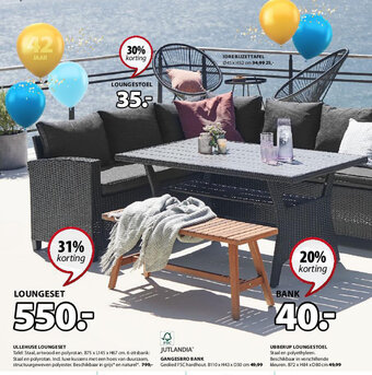 Jysk Ullehuse Loungeset aanbieding