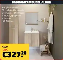 Bouwcenter Frans Vlaeminck Badkamermeubel alban aanbieding